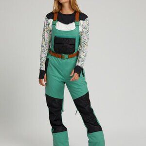 BURTON Women’s Larosa Snowboard Bibs Size Small